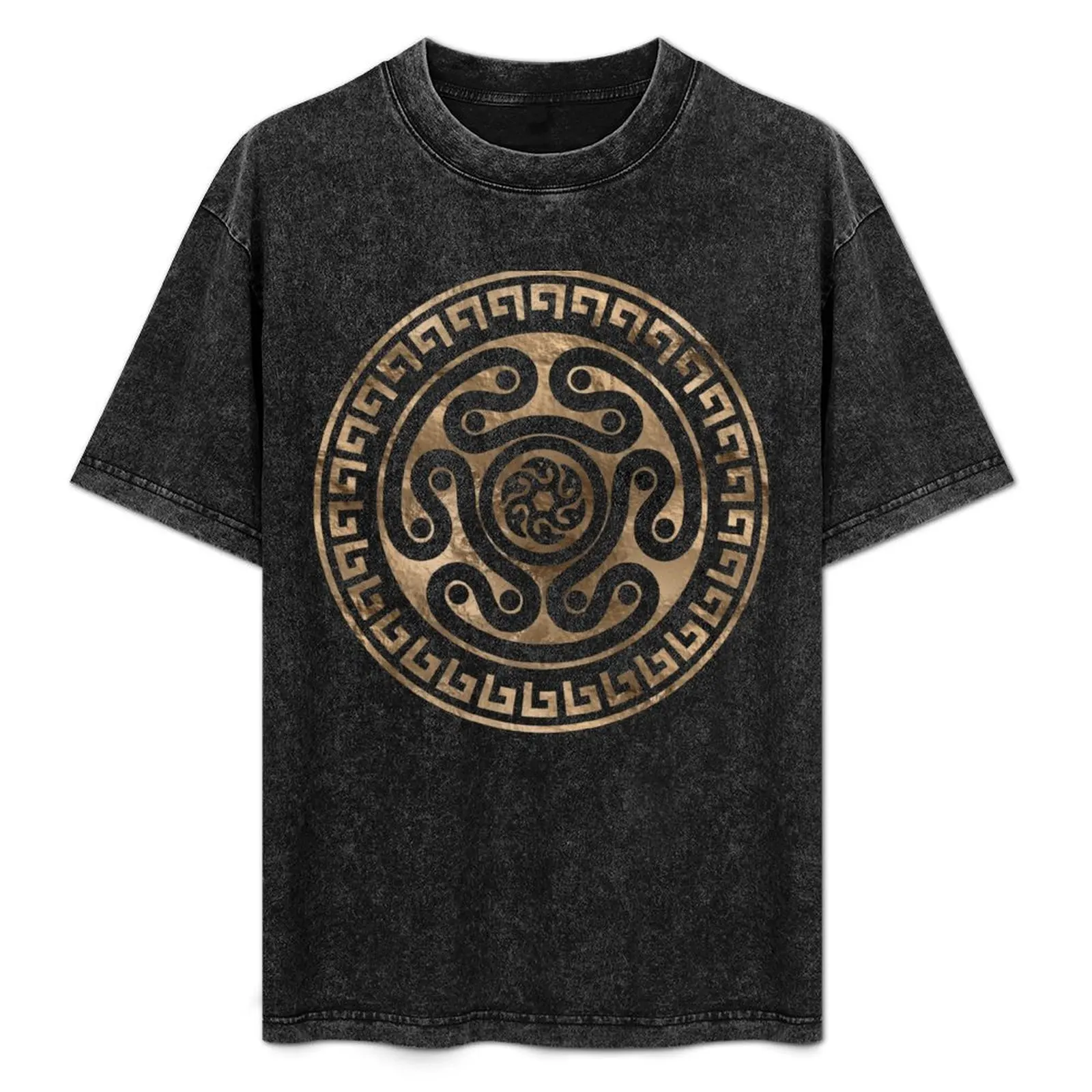Hecate Wheel Black and Gold T-Shirt Relaxed Casual Short Sleeve Tee
Hecate Wheel Black and Gold T-Shirt Relaxed Casual Short Sleeve Tee