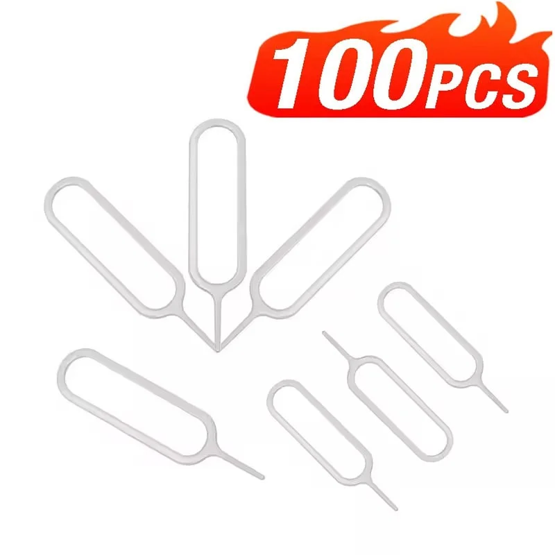 1/10/50/100PCS Universal Anti-Lost Sim Card Pin Eject Needle Remover For iPhone iPad Xiaomi Huawei Smartphone Repair Tool Kit
1/10/50/100PCS Universal Anti-Lost Sim Card Pin Eject Needle Remover For iPhone iPad Xiaomi Huawei Smartphone Repair Tool Kit