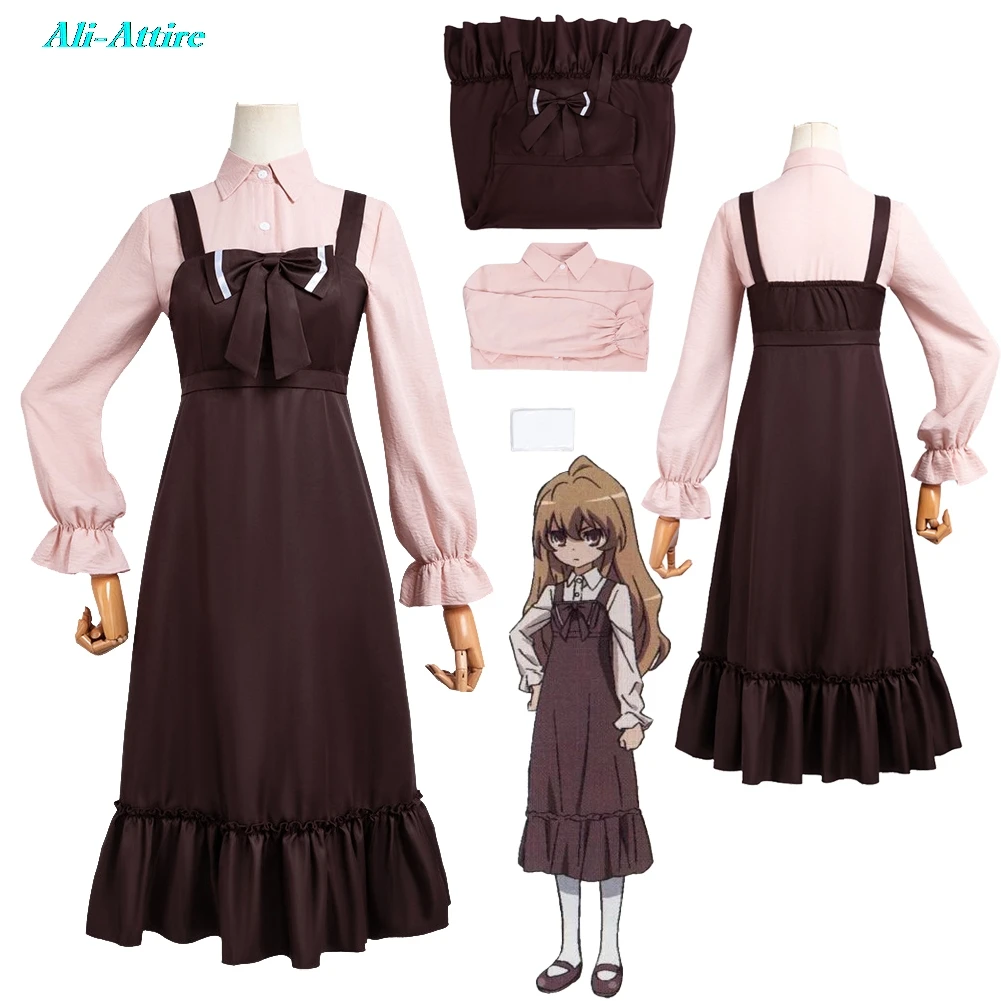 Anime Toradora Cosplay Aisaka Taiga Dresses Clothes Women Adult Party Disguise Roleplay Halloween Costume Carnival Outfit Suits
Anime Toradora Cosplay Aisaka Taiga Dresses Clothes Women Adult Party Disguise Roleplay Halloween Costume Carnival Outfit Suits