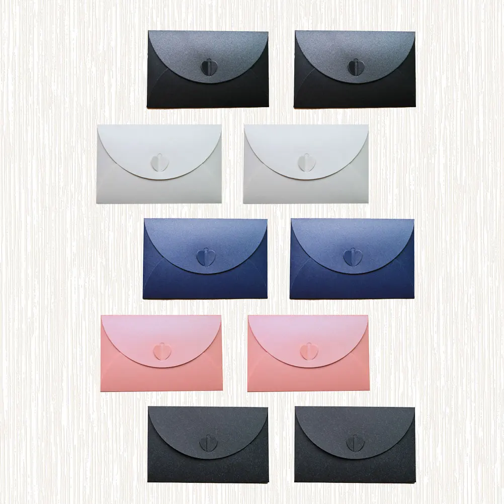 20 Pcs Love Buckle Envelope Heart Closed Clasp Holder Name Cards Envelopes Postcard Storage Business
20 Pcs Love Buckle Envelope Heart Closed Clasp Holder Name Cards Envelopes Postcard Storage Business