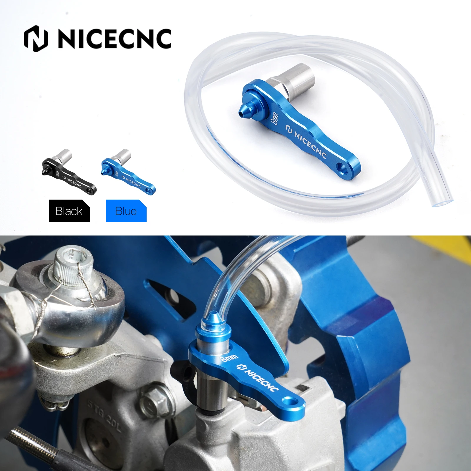 NICECNC For 8mm Bleeder Nipples KTM EXC 300 Husqvarna TE 300 GasGas EC300 Beta RR Motorcycle Hydraulic Brake Clutch Bleeder Tool
NICECNC For 8mm Bleeder Nipples KTM EXC 300 Husqvarna TE 300 GasGas EC300 Beta RR Motorcycle Hydraulic Brake Clutch Bleeder Tool