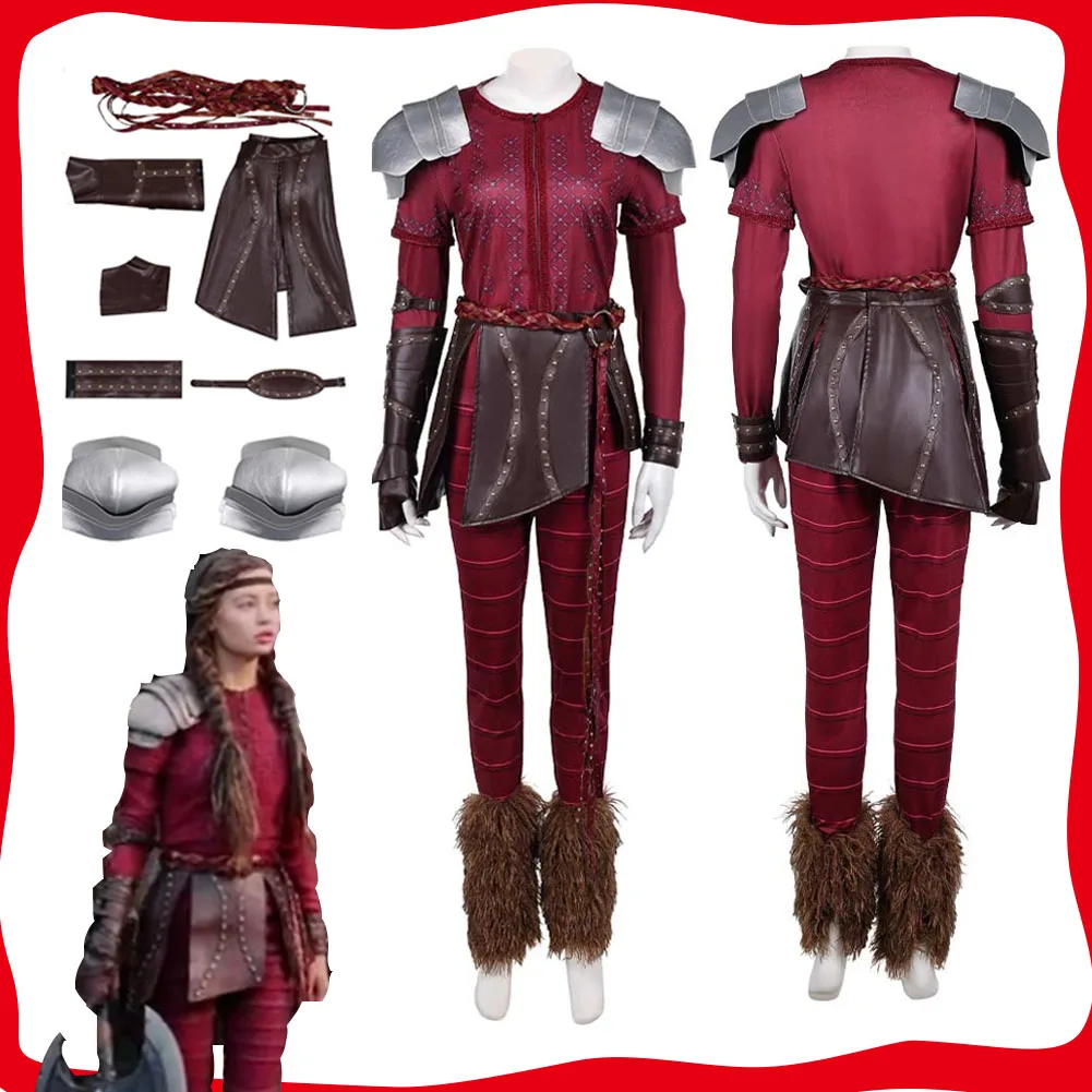 Train Dragon Astrid Cosplay Women Red Clothing Costume Rolpelay for Adult Female Jacket Pants Set Halloween Carnival Party Suit
Train Dragon Astrid Cosplay Women Red Clothing Costume Rolpelay for Adult Female Jacket Pants Set Halloween Carnival Party Suit