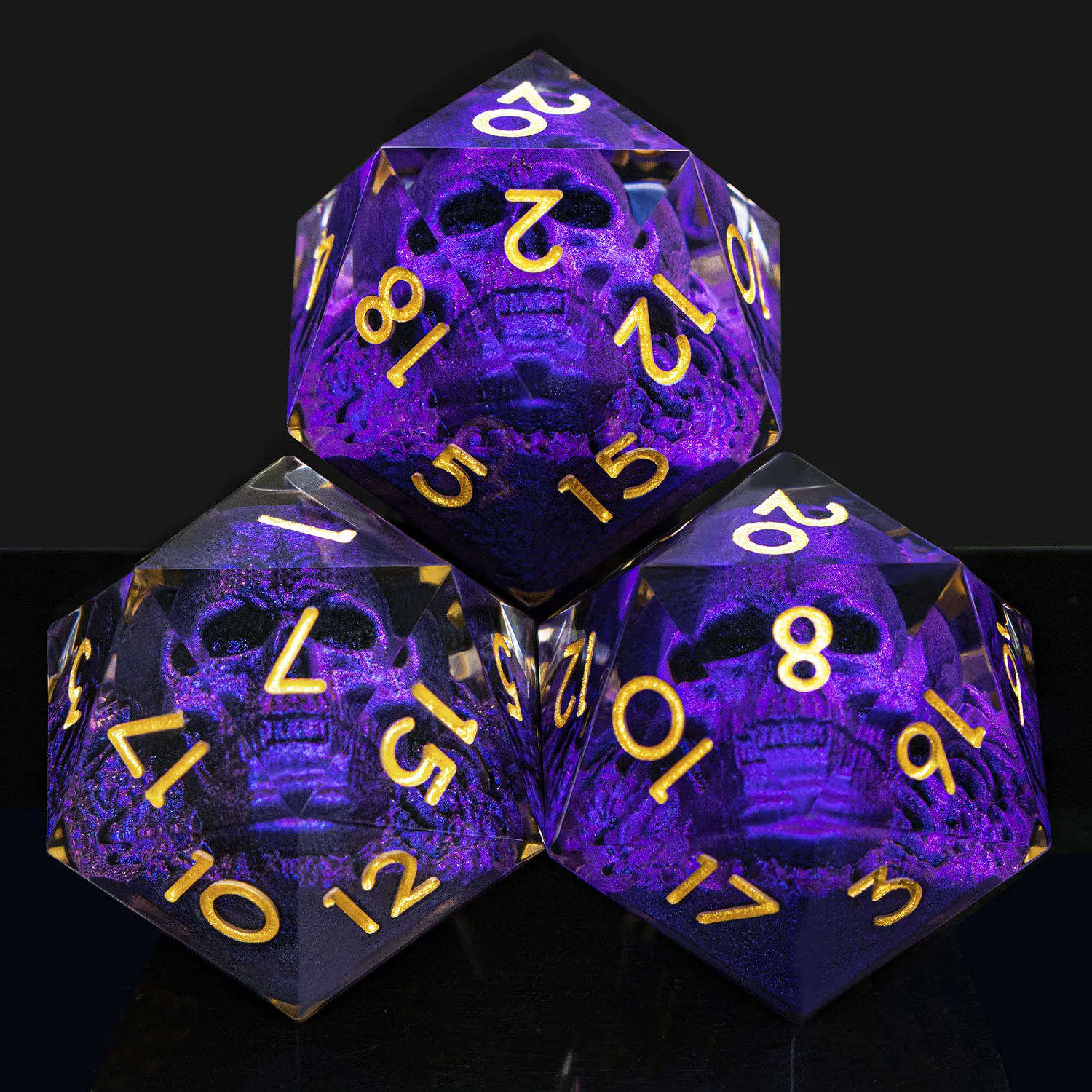 Purple Skull DND Sharp Edge Resin Dice Set D and D Dungeon and Dragon Pathfinder RPG Polyhedral Board Game Role Playing D&D Dice
Purple Skull DND Sharp Edge Resin Dice Set D and D Dungeon and Dragon Pathfinder RPG Polyhedral Board Game Role Playing D&D Dice
