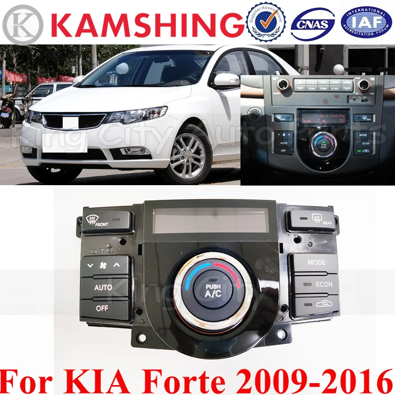 CAPQX For KIA Forte 2009-2016 AT Air Condition AC Heater Climate Control Switch air conditioner knob Control Button
CAPQX For KIA Forte 2009-2016 AT Air Condition AC Heater Climate Control Switch air conditioner knob Control Button
