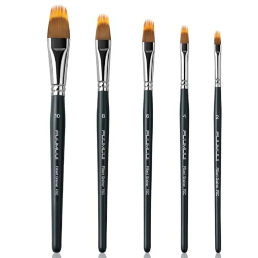 【Spot goods】5pcs Dual-Layer Grainer Brush Set- Professional Synthetic Filbert Comb Brushes for Unique Texture Painting Perfect
【Spot goods】5pcs Dual-Layer Grainer Brush Set- Professional Synthetic Filbert Comb Brushes for Unique Texture Painting Perfect