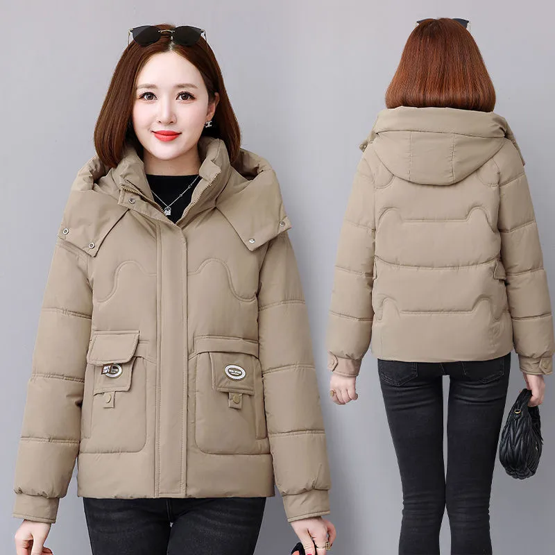 Women's Cotton-padded Coat 2025 Winter Female Loose Slim New Jacket Version Of Thick Warm Down Warm Cotton Padded Coat Overcoat
Women's Cotton-padded Coat 2025 Winter Female Loose Slim New Jacket Version Of Thick Warm Down Warm Cotton Padded Coat Overcoat