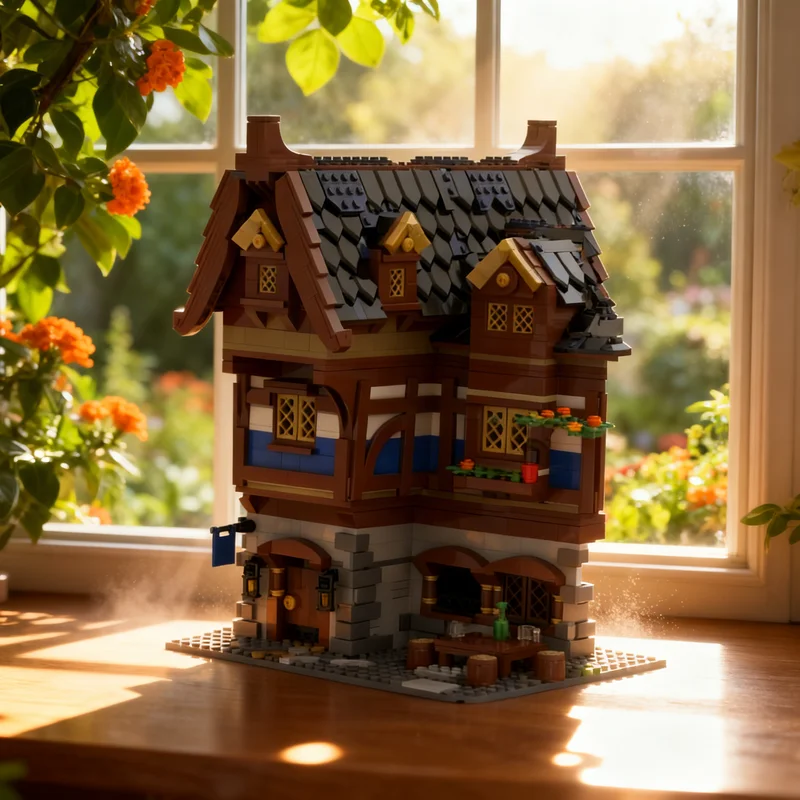 2326pcs MOC MEDIEVAL TAVERN INN Modular Streetscape Model Building blocks Architecture toys Christmas gifts Education Kids DIY
2326pcs MOC MEDIEVAL TAVERN INN Modular Streetscape Model Building blocks Architecture toys Christmas gifts Education Kids DIY
