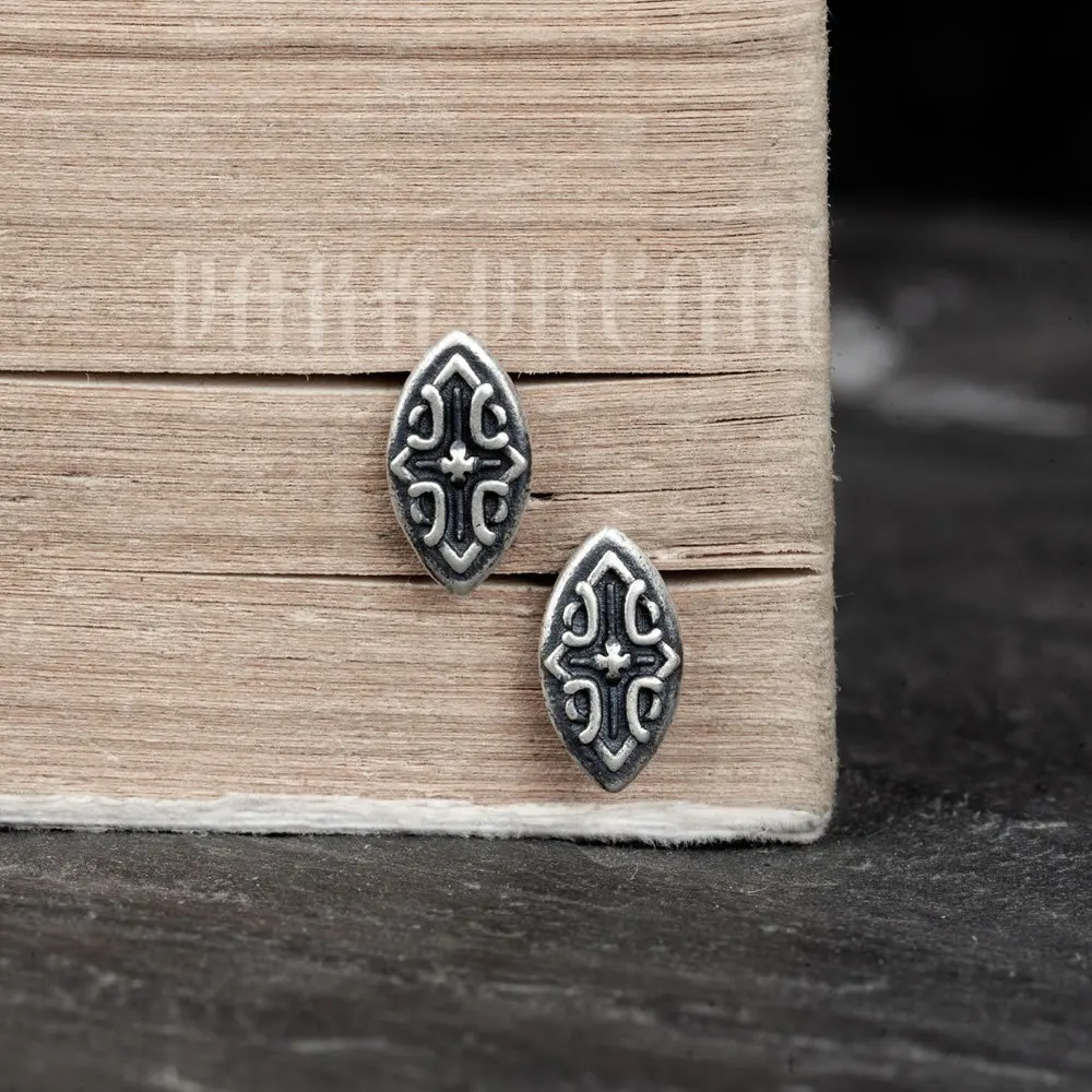 1 Pair Solid 925 Sterling Silver Earrings Shield Badge Stud Earrings New Fine Jewelry For Unisex Vintage Bijoux Gift
1 Pair Solid 925 Sterling Silver Earrings Shield Badge Stud Earrings New Fine Jewelry For Unisex Vintage Bijoux Gift
