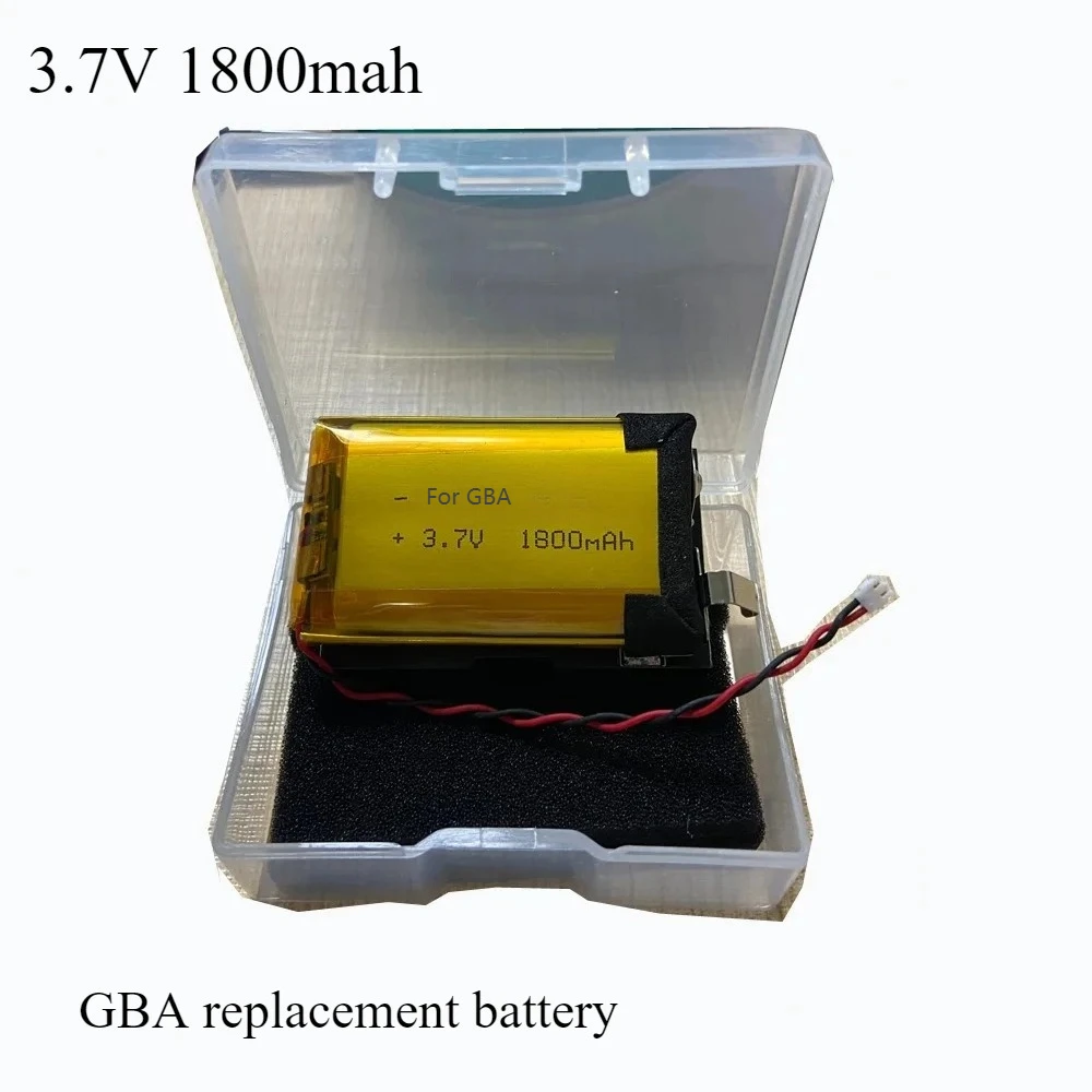 3.7V 1800mAh Li-ion Rechargeable Battery Module Compatible with GameBoy Advance Battery For GBA Highlight+Type-C Charging Port
3.7V 1800mAh Li-ion Rechargeable Battery Module Compatible with GameBoy Advance Battery For GBA Highlight+Type-C Charging Port