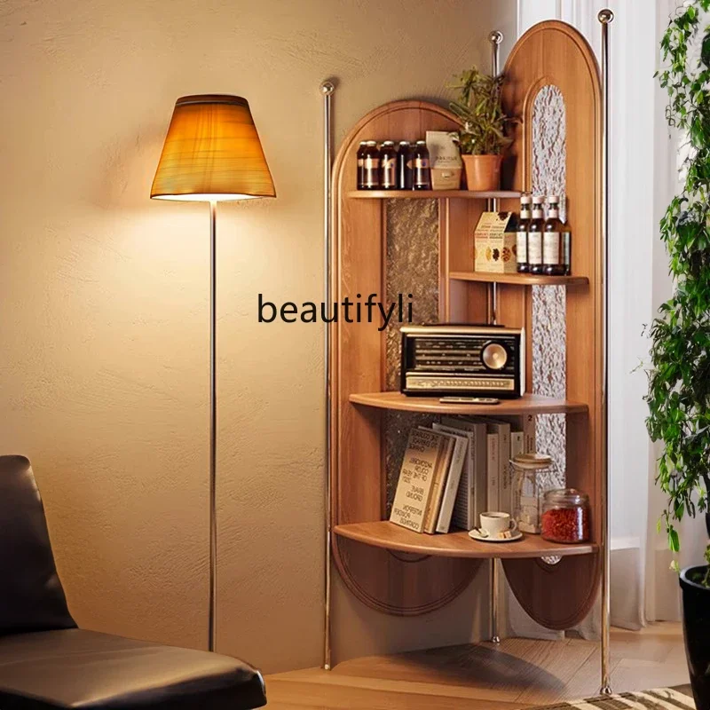 xz1Solid Wood Corner Bookcase Integrated Home Floor Bedroom Retro Storage Wall Shelf
xz1Solid Wood Corner Bookcase Integrated Home Floor Bedroom Retro Storage Wall Shelf