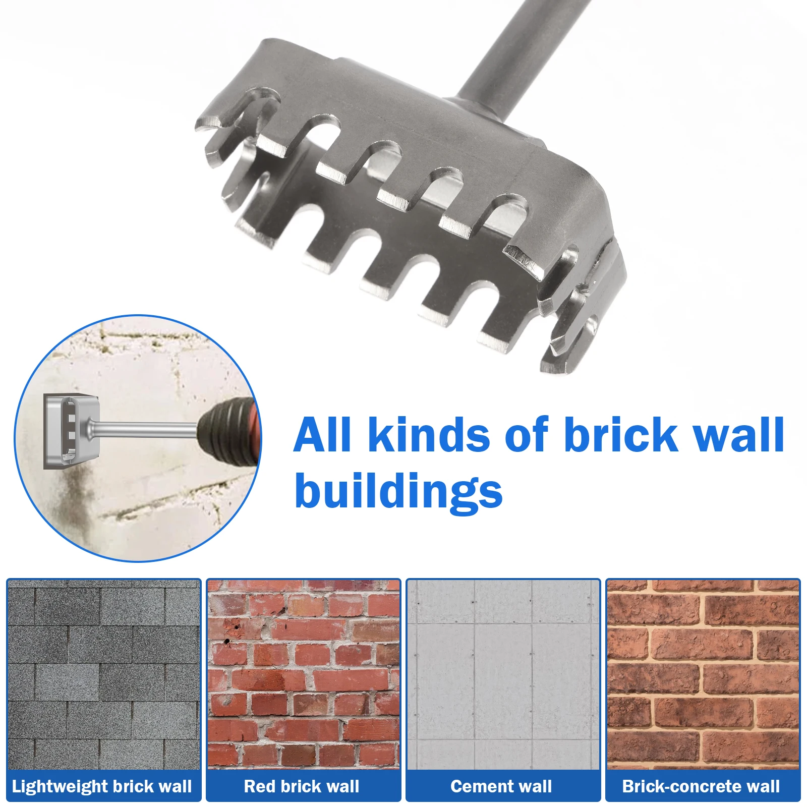 Square Hole Opener For Sds Plus Rotary Hammer Wall Hole Puncher For Electrical Box Slotting Socket Installation Household Tool
Square Hole Opener For Sds Plus Rotary Hammer Wall Hole Puncher For Electrical Box Slotting Socket Installation Household Tool