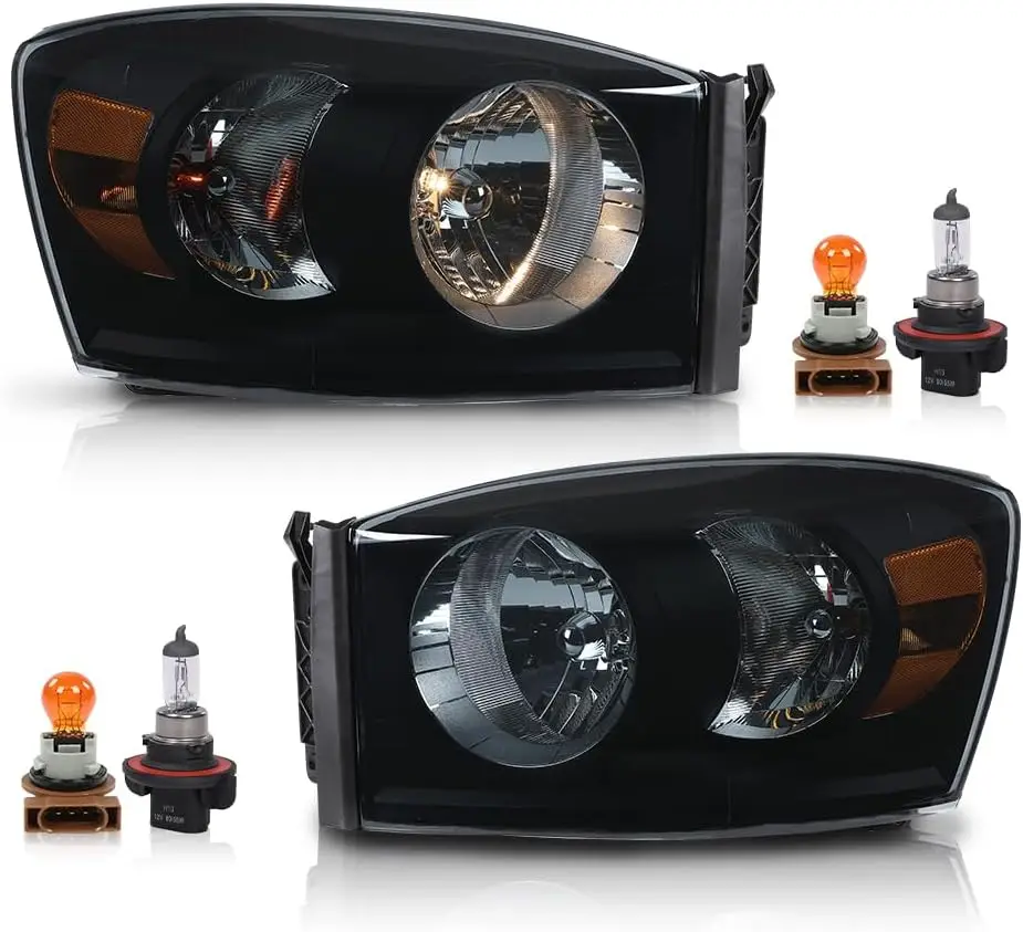 Пара фар, совместимая с Dodge Ram 1500 2006-2008/подходит для Dodge Ram 2500 3500 2006-2009, фар с дымчатыми линзами, черный корпус A
Пара фар, совместимая с Dodge Ram 1500 2006-2008/подходит для Dodge Ram 2500 3500 2006-2009, фар с дымчатыми линзами, черный корпус A
