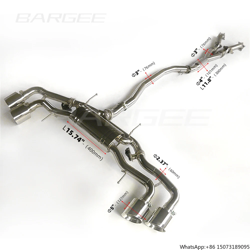 Bargee Performance Exhaust Muffler Pipes EXHAUST CATBACK for GT-R35 3.8T 2008+ Catback Exhaust System
Bargee Performance Exhaust Muffler Pipes EXHAUST CATBACK for GT-R35 3.8T 2008+ Catback Exhaust System