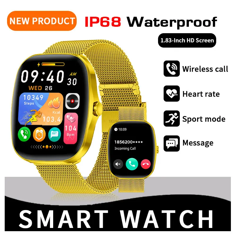 New Gift For Women Sports Smart Watch 1.83inch IPS Color Display Multi-sport Modes Bluetooth Call Blood Oxygen 2026 Smartwatches
New Gift For Women Sports Smart Watch 1.83inch IPS Color Display Multi-sport Modes Bluetooth Call Blood Oxygen 2026 Smartwatches