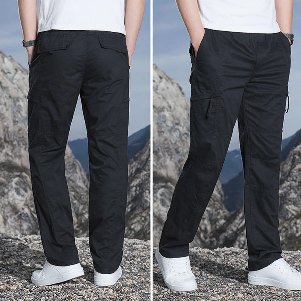 Mens Cargo Pants Casual Cotton Jogger Pants Sweatpants Outdoor Hiking Overalls Korean Loose Straight Pants with 6 Pockets
Mens Cargo Pants Casual Cotton Jogger Pants Sweatpants Outdoor Hiking Overalls Korean Loose Straight Pants with 6 Pockets