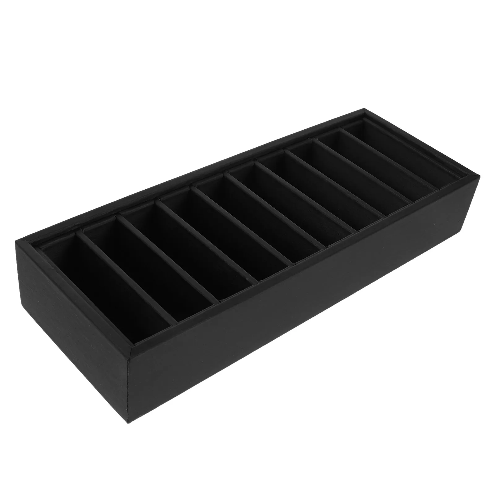 10-Slot Black Bangle Tray Bracelet Organizer Rectangle Jewelry Display Storage Home Retail Use Bracelet Stand Display
10-Slot Black Bangle Tray Bracelet Organizer Rectangle Jewelry Display Storage Home Retail Use Bracelet Stand Display