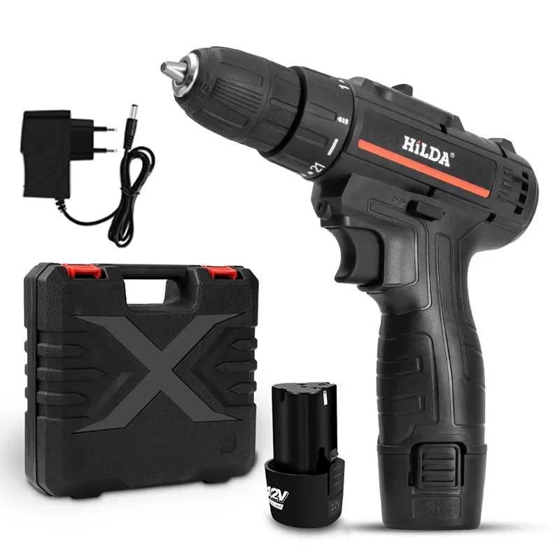 12V Electric Screwdriver Multifunctional Rechargeable Electric Hand Drill Set Lithium Battery Electric Drill Household Tools
12V Electric Screwdriver Multifunctional Rechargeable Electric Hand Drill Set Lithium Battery Electric Drill Household Tools