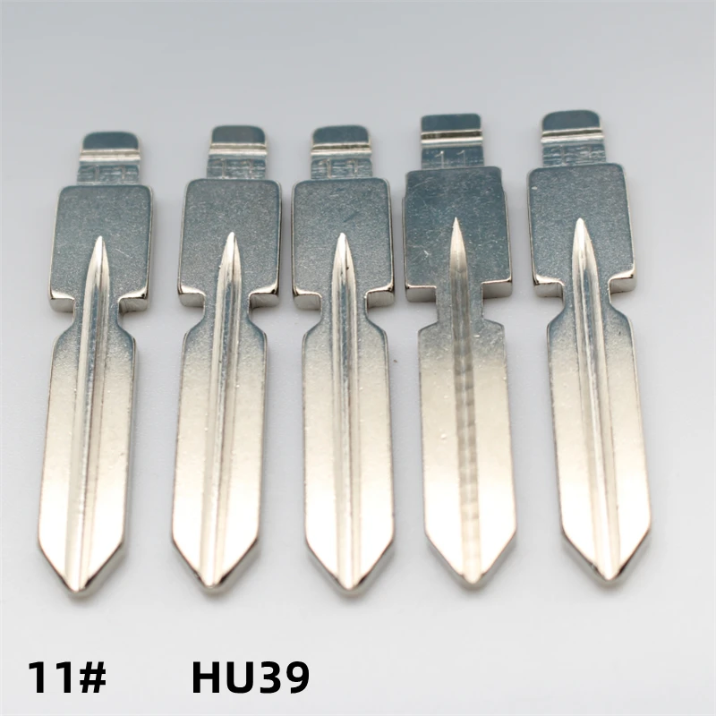 FLYBETTTER OEM 50 шт. 11 # HU39 металлический пустой необрезанный лезвие дистанционного ключа для Benz для Keydiy KD Xhorse VVDI JMD 
FLYBETTTER OEM 50 шт. 11 # HU39 металлический пустой необрезанный лезвие дистанционного ключа для Benz для Keydiy KD Xhorse VVDI JMD
