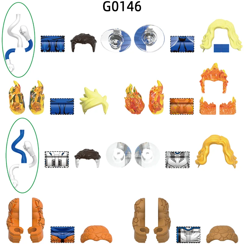 G0146 Оружие Брюки Детали для волос Фигурки Щит Модель Блоки MOC Набор кирпичей Подарки Игрушки
G0146 Оружие Брюки Детали для волос Фигурки Щит Модель Блоки MOC Набор кирпичей Подарки Игрушки
