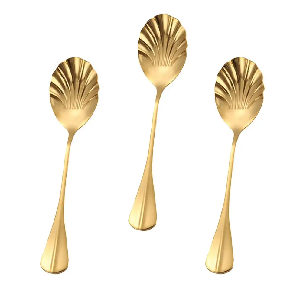 Long Handle Shell Shaped Stirring Spoons Stainless Steel Polished Dessert Ice Cream Mixing Spoon Kitchen Bar Tool
Long Handle Shell Shaped Stirring Spoons Stainless Steel Polished Dessert Ice Cream Mixing Spoon Kitchen Bar Tool