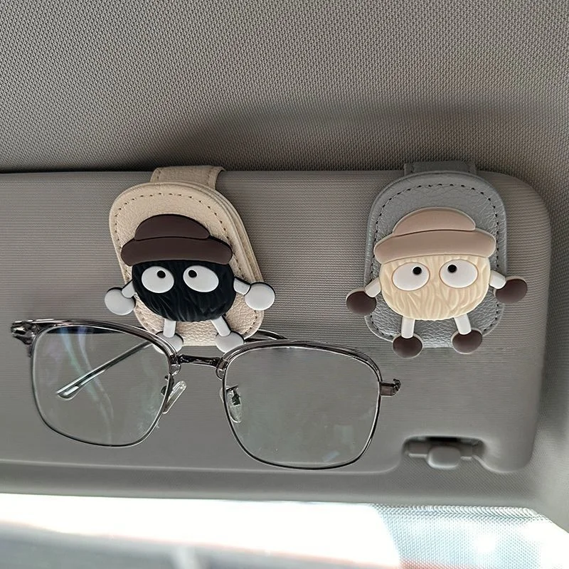 Magnetic glasses car glasses clip car glasses frame cute coal ball car interior sun visor storage box
Magnetic glasses car glasses clip car glasses frame cute coal ball car interior sun visor storage box