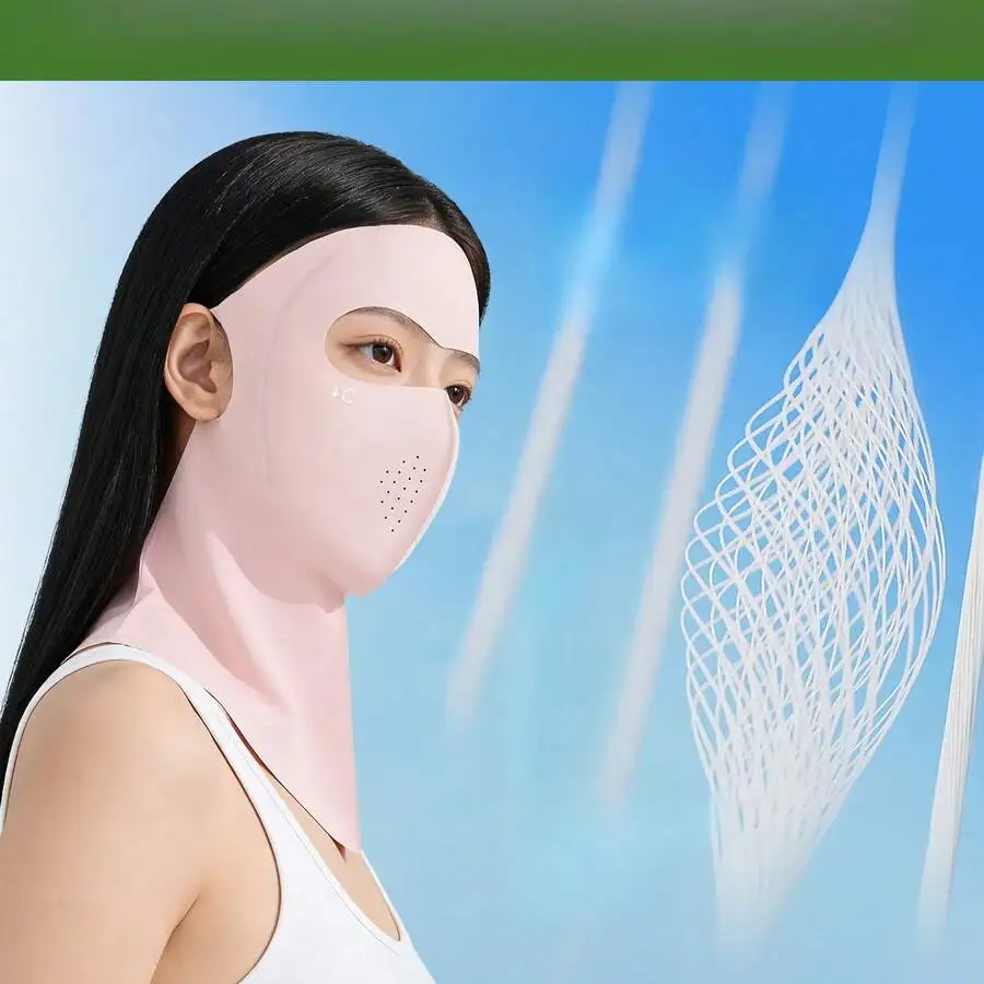 Full Face Sunscreen Mask With Neck Protection UV Protection For Women
Full Face Sunscreen Mask With Neck Protection UV Protection For Women