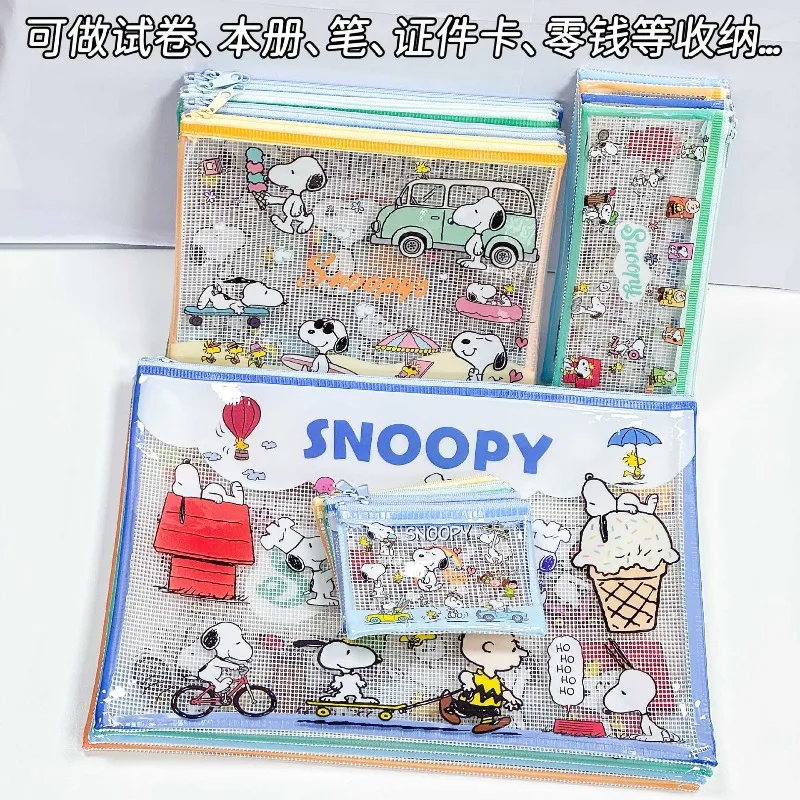 4pcs New Snoopy Clear Plastic Zipper File Folder Cartoon A4/A5/B5 Water Resistant Document Pouch Office Document Protectors
4pcs New Snoopy Clear Plastic Zipper File Folder Cartoon A4/A5/B5 Water Resistant Document Pouch Office Document Protectors