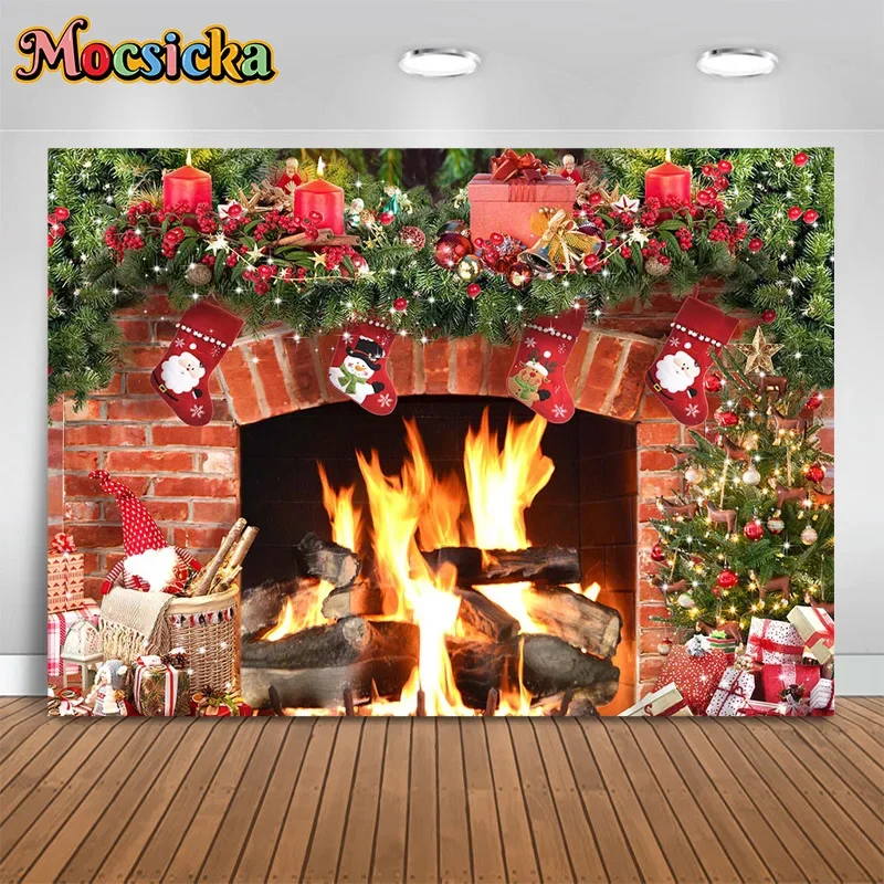 Mocsicka New Year's Eve Photography Background Christmas Tree Window Scene Forest Fireplace Decor Kids Birthday Party Props
Mocsicka New Year's Eve Photography Background Christmas Tree Window Scene Forest Fireplace Decor Kids Birthday Party Props