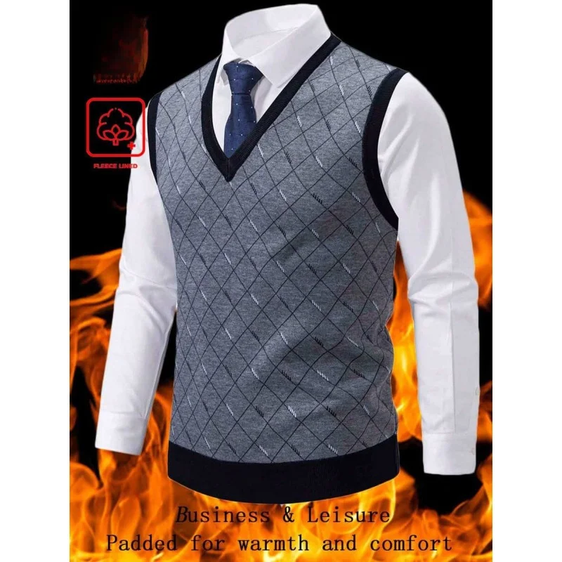 Fleece Lined Vest for Middle-Aged And Elderly Men Warm Inner Wear Fashion City Walk Style Regular Fit Spring Season
Fleece Lined Vest for Middle-Aged And Elderly Men Warm Inner Wear Fashion City Walk Style Regular Fit Spring Season