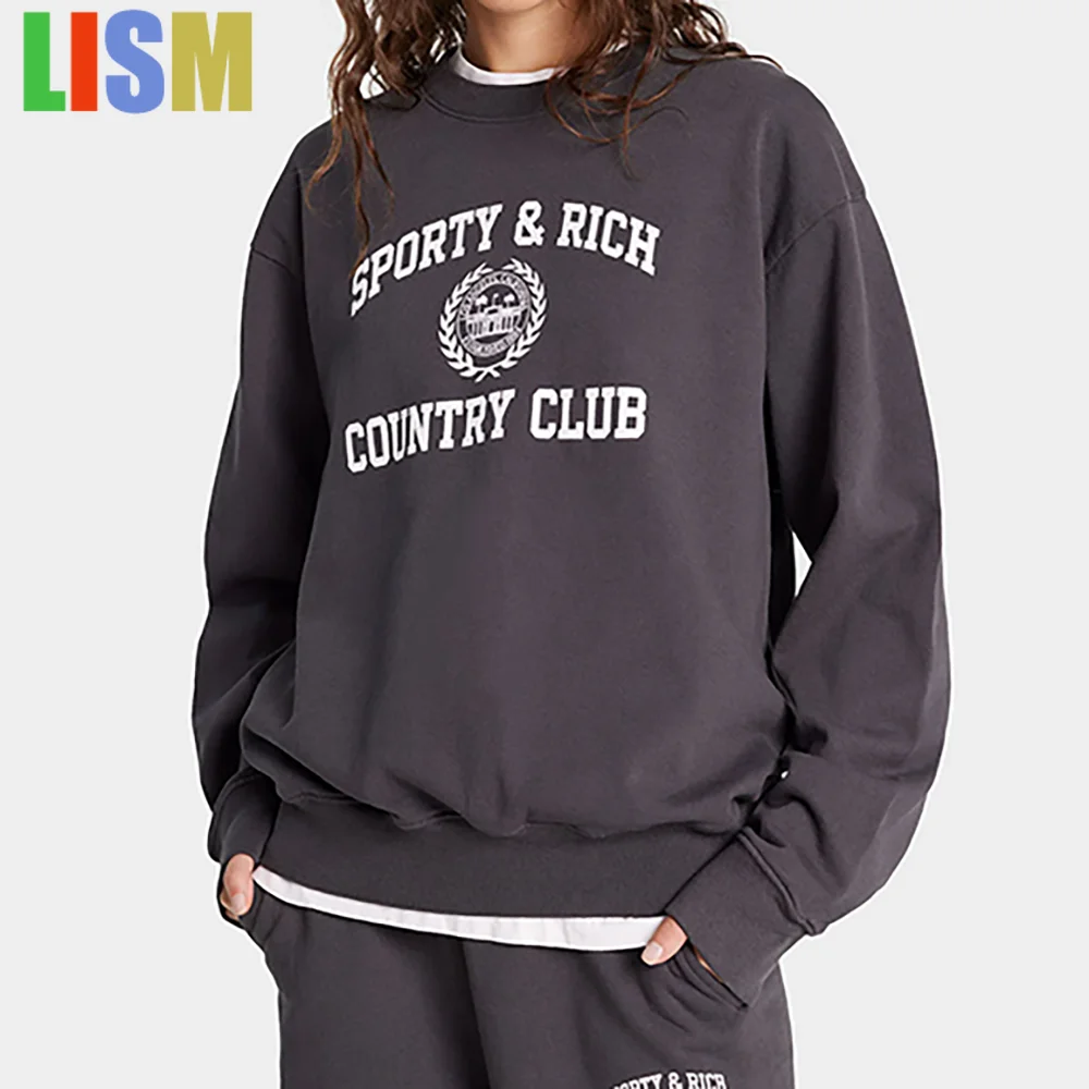 LISM women's winter clothes y2k hoodies sweatshirt 2025 Women O-Neck Long Sleeve Sporty Female Pullover Vintage Casual Lady Top
LISM women's winter clothes y2k hoodies sweatshirt 2025 Women O-Neck Long Sleeve Sporty Female Pullover Vintage Casual Lady Top