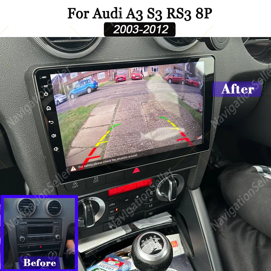 For Audi A3 8P Concert S3 RS3 Sportback Navigation Plus Android Auto Radio Carplay Stereo Multimedia Touch Screen AHD Camera DAB
For Audi A3 8P Concert S3 RS3 Sportback Navigation Plus Android Auto Radio Carplay Stereo Multimedia Touch Screen AHD Camera DAB