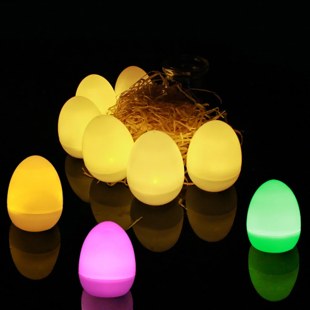 Colorful Easter Eggs Lights LED Night Light for Easter Party Glowing Plastic Eggs Lights Decor 12PC Easter Glow Eggs Warm Light
Colorful Easter Eggs Lights LED Night Light for Easter Party Glowing Plastic Eggs Lights Decor 12PC Easter Glow Eggs Warm Light