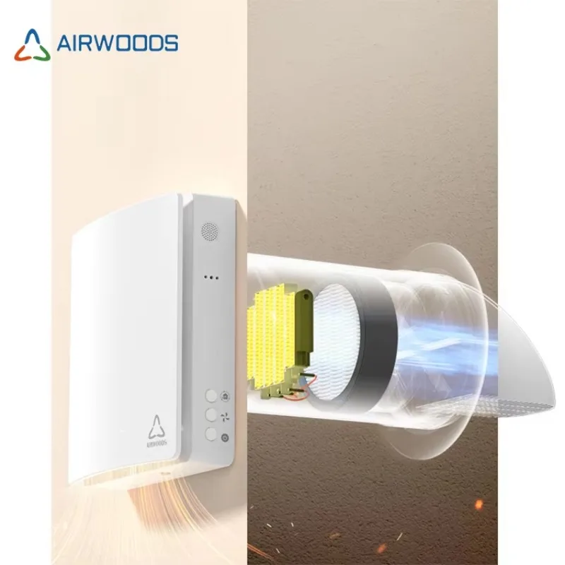 Heat Recovery Ventilation System 39dB(A) Silent Operation DC Fan Commercial Energy Saving Air Recuperator With 160mm Duct
Heat Recovery Ventilation System 39dB(A) Silent Operation DC Fan Commercial Energy Saving Air Recuperator With 160mm Duct