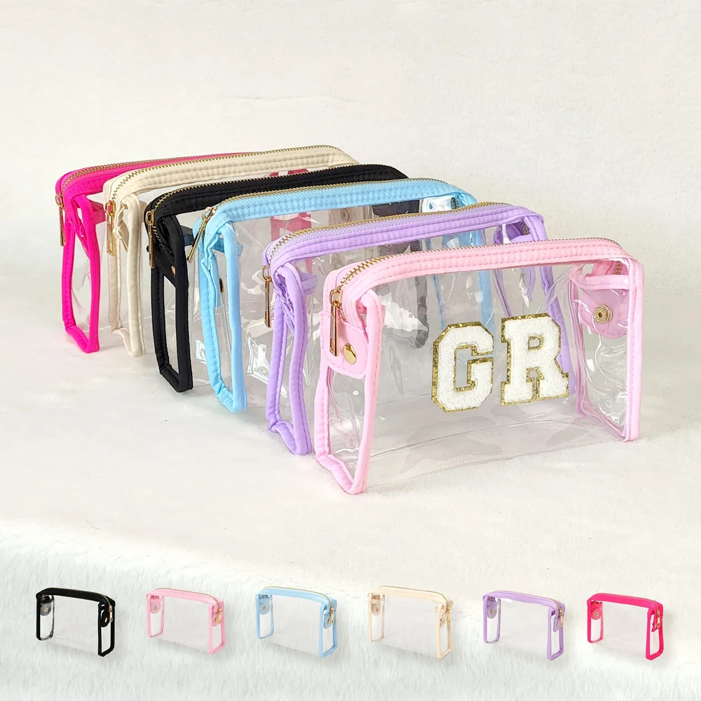 Summer Clear Cosmetic Bag Toiletry Bag Travel Bag Nylon Zipper Makeup Pouch Bridesmaid Gift Waterproof Pvc Clear Cosmetic Bag
Summer Clear Cosmetic Bag Toiletry Bag Travel Bag Nylon Zipper Makeup Pouch Bridesmaid Gift Waterproof Pvc Clear Cosmetic Bag