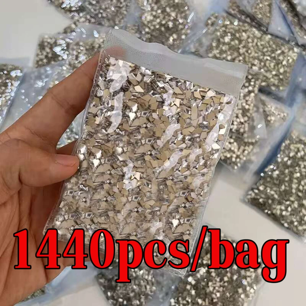 1440pcs clear crystal sparkling flat back nail art diamond decorative nail shoes and dance rhinestone decoration
1440pcs clear crystal sparkling flat back nail art diamond decorative nail shoes and dance rhinestone decoration