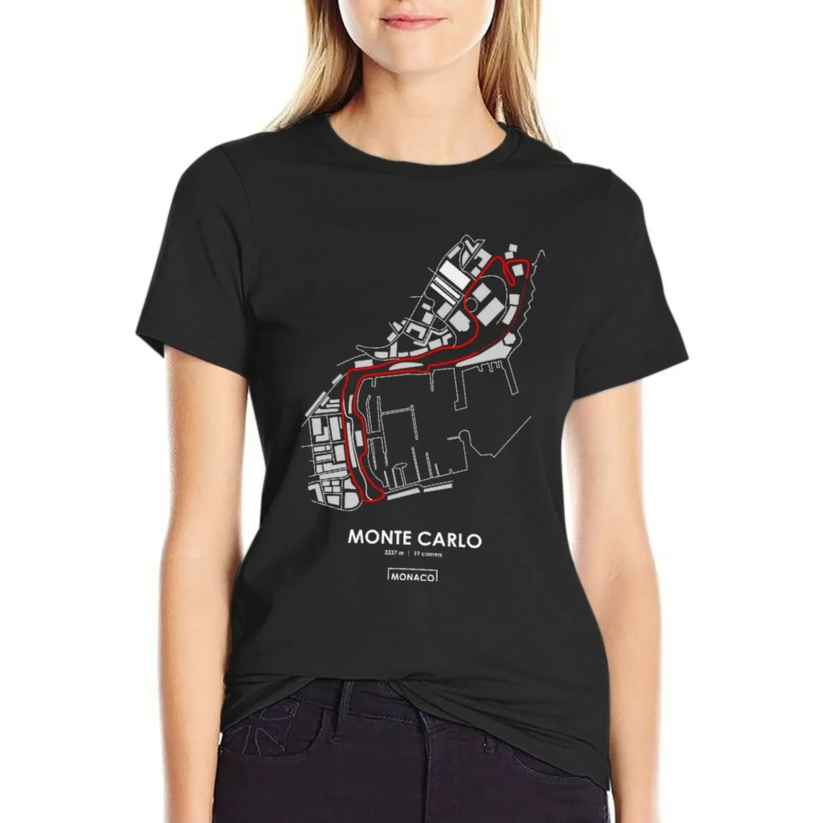 MONTECARLO - MONACO TRACK MAP 2.0 RED T-Shirt Blouse new edition plus sizes t-shirts for Women cotton
MONTECARLO - MONACO TRACK MAP 2.0 RED T-Shirt Blouse new edition plus sizes t-shirts for Women cotton