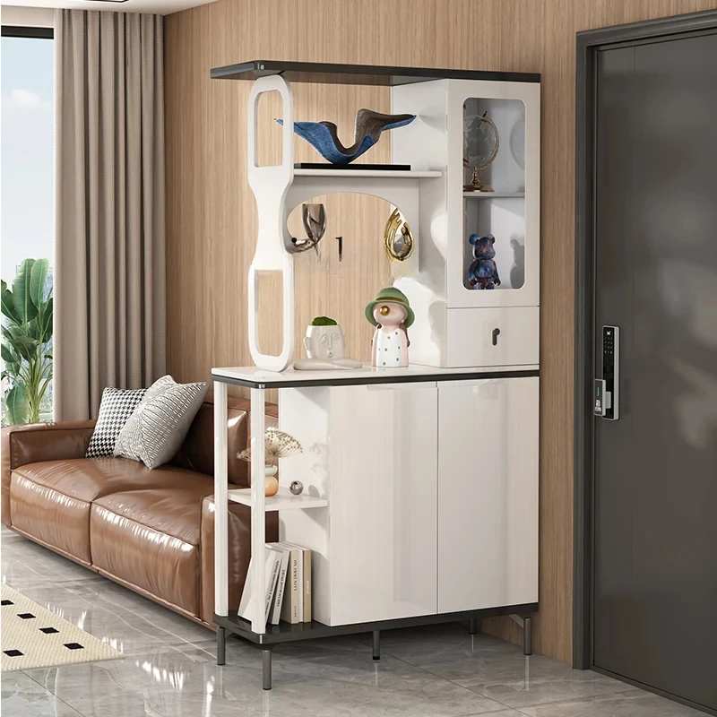 ZZ light luxury door cabinet, facing the door, living room partition, simple and modern integrated wall foyer cabinet
ZZ light luxury door cabinet, facing the door, living room partition, simple and modern integrated wall foyer cabinet