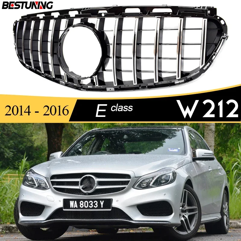 E W212 Facelifted Grill Black Panamericana GT Front Grille for Mercedes E Class 2014 - 2016 4-Door Sedan W212 5-Door Estate S212
E W212 Facelifted Grill Black Panamericana GT Front Grille for Mercedes E Class 2014 - 2016 4-Door Sedan W212 5-Door Estate S212