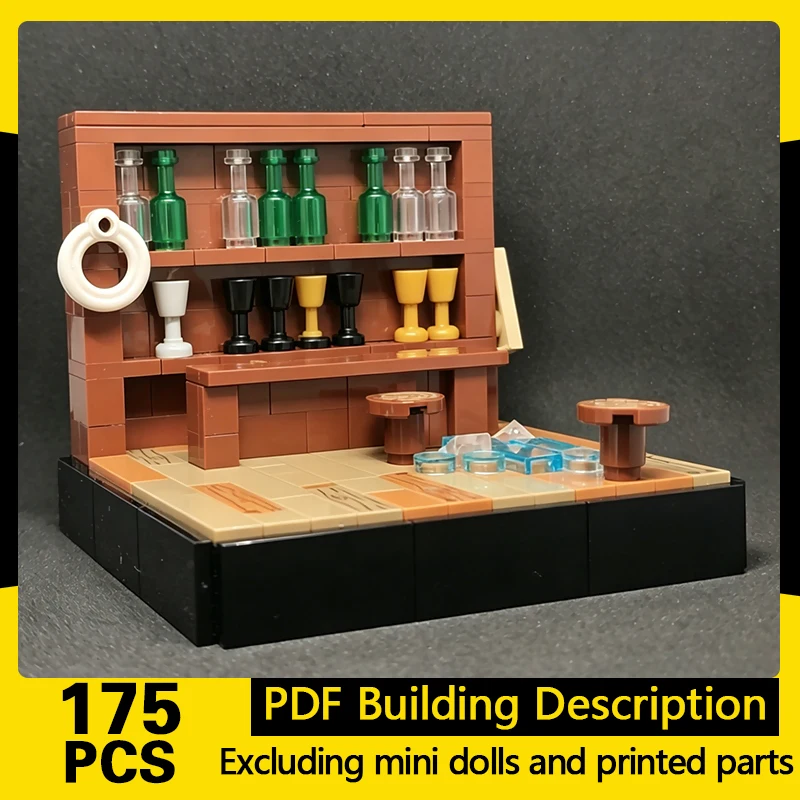 Popular Anime Model MOC Building Bricks Party Bar Diorama Modular Technology Gifts Holiday Assemble Children Toys Suit
Popular Anime Model MOC Building Bricks Party Bar Diorama Modular Technology Gifts Holiday Assemble Children Toys Suit