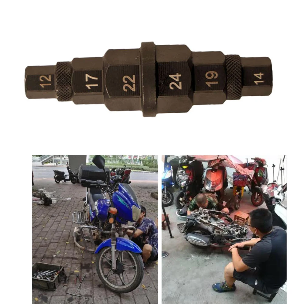 6-in-1 Hex Key Motorcycle Axle Tool Front Axle Maintenance Carbon Steel Construction Secure Grip For Sport Motorcycles
6-in-1 Hex Key Motorcycle Axle Tool Front Axle Maintenance Carbon Steel Construction Secure Grip For Sport Motorcycles