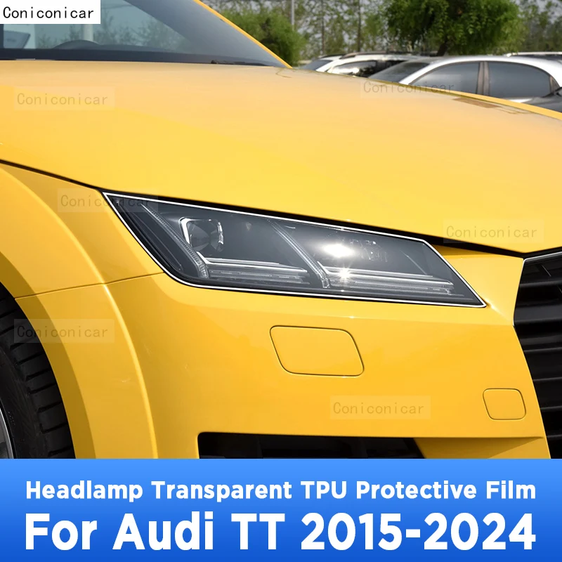 For AUDI TT 2015-2024 Car Exterior Headlight Anti-scratch Front Lamp Transparent TPU Protective Film Accessories Sticker
For AUDI TT 2015-2024 Car Exterior Headlight Anti-scratch Front Lamp Transparent TPU Protective Film Accessories Sticker