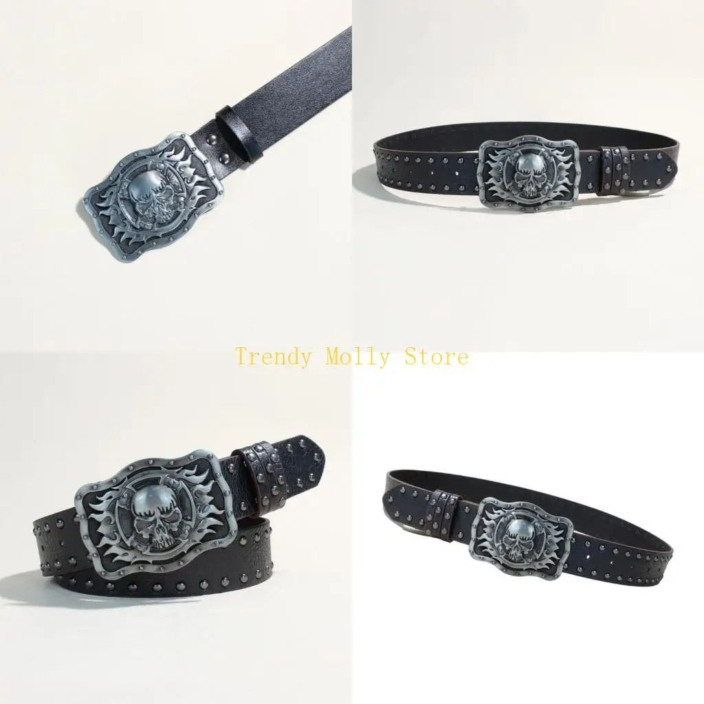 N5KB Регулируемый мужской ковбойский ремень с черепом премиум-класса из искусственной кожи, прочные металлические пряжки, для
N5KB Регулируемый мужской ковбойский ремень с черепом премиум-класса из искусственной кожи, прочные металлические пряжки, для