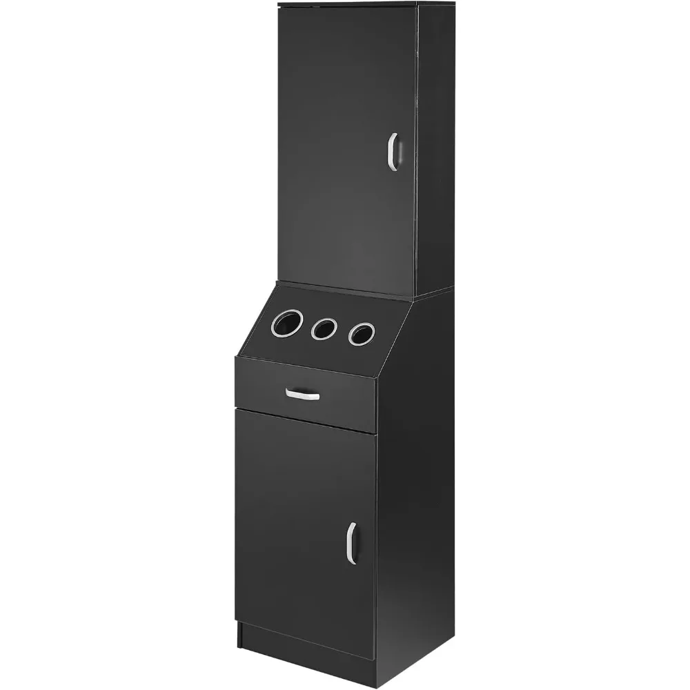 Salon Storage Cabinet,Barber Salon Station for Hair Stylist,Hair Stylist Station Set,with 3 Hair Dryer Holders,Cabinets
Salon Storage Cabinet,Barber Salon Station for Hair Stylist,Hair Stylist Station Set,with 3 Hair Dryer Holders,Cabinets