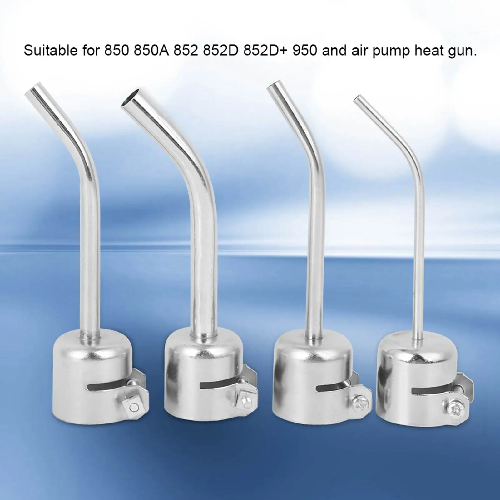 Heat Gun Nozzle, Heat Gun Tips, Aluminum Alloy Hot Air Gun Nozzle, 4PCS Soldering Nozzle, Air Heaters Nozzle
Heat Gun Nozzle, Heat Gun Tips, Aluminum Alloy Hot Air Gun Nozzle, 4PCS Soldering Nozzle, Air Heaters Nozzle