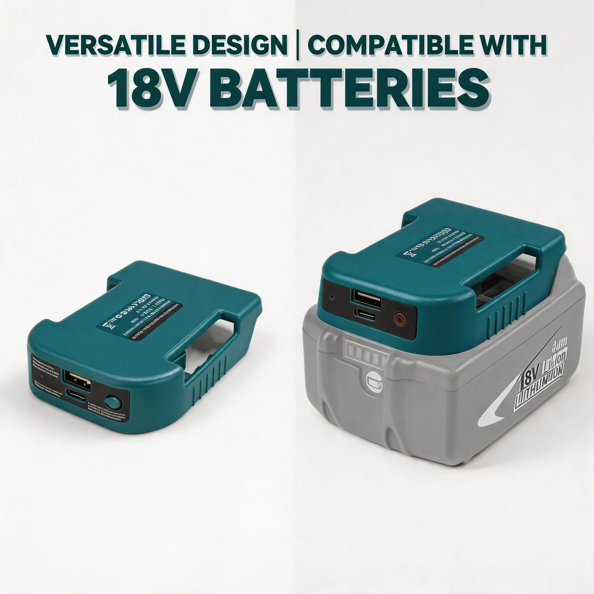 Compact Lightweight Tool-Free 1Pc For Makita 18V USB Type-C Battery Holder BL1840 BL1850 BL1860 Charger Adapter Fast Charging
Compact Lightweight Tool-Free 1Pc For Makita 18V USB Type-C Battery Holder BL1840 BL1850 BL1860 Charger Adapter Fast Charging