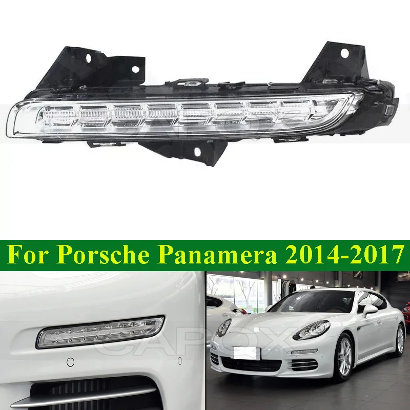 CAPQX Front Bumper Fog Light Fog Lamp Frame Cover For Porsche Panamera 2014-2017 Foglight Foglamp Daytime Running Light DRL
CAPQX Front Bumper Fog Light Fog Lamp Frame Cover For Porsche Panamera 2014-2017 Foglight Foglamp Daytime Running Light DRL