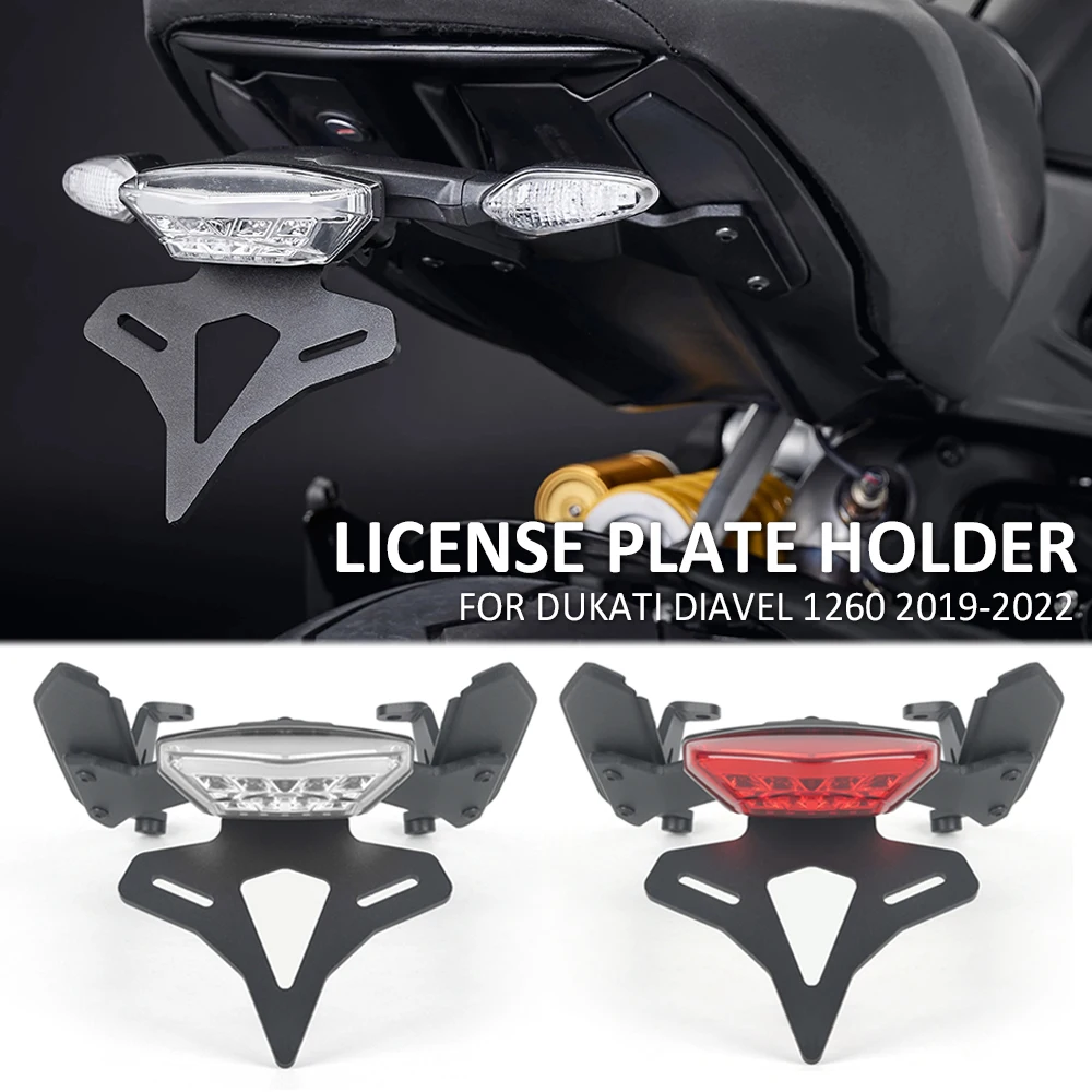 For Ducati Diavel1260 Diavel 1260 2019-2022 Motorcycle Rear Short Tail Stock License Plate Holder Tailstock Bracket LED Light
For Ducati Diavel1260 Diavel 1260 2019-2022 Motorcycle Rear Short Tail Stock License Plate Holder Tailstock Bracket LED Light