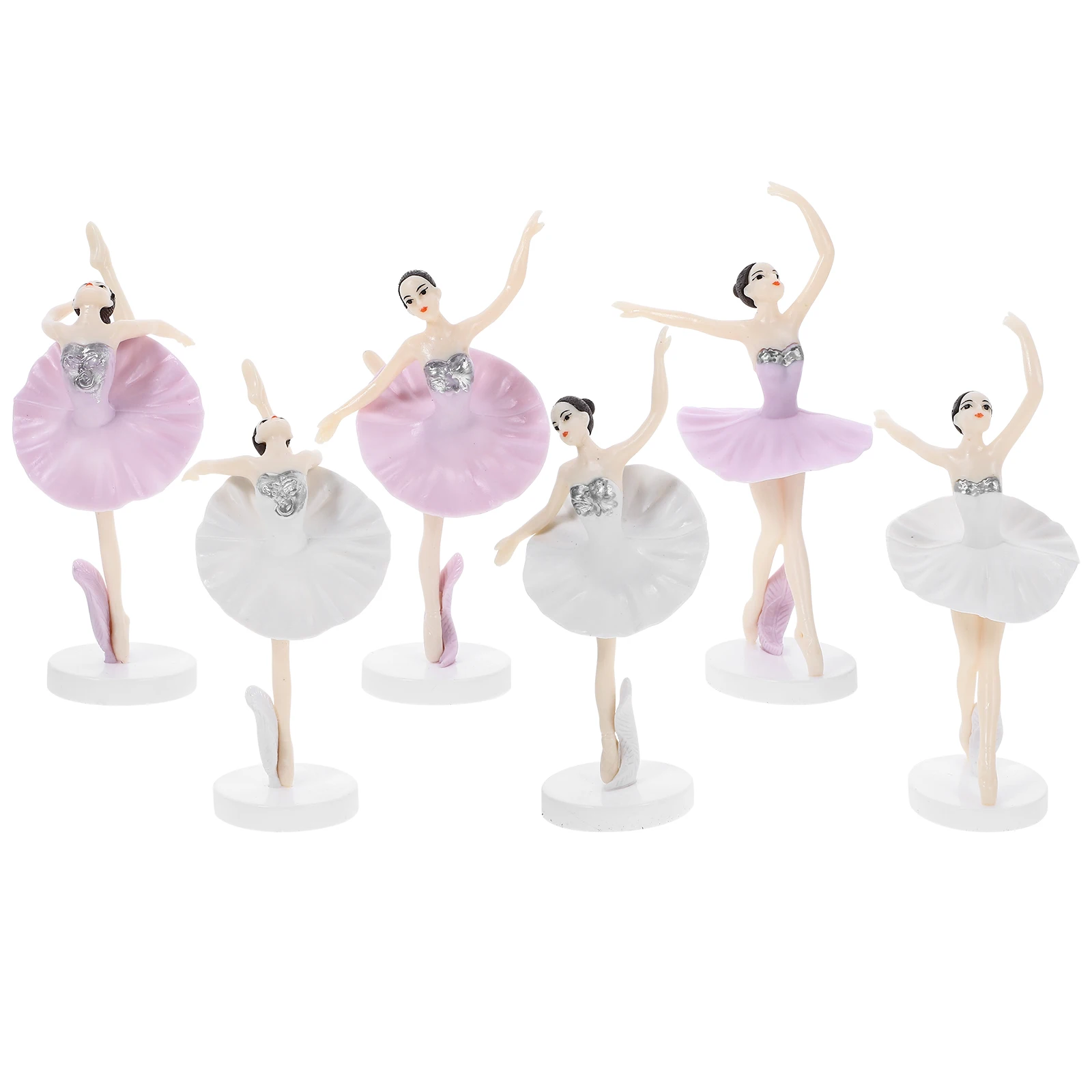 6 Pcs Decorations Ballerina Girl Ornaments Ballet Dance Statue Figurine Cake Topper Birthday 
6 Pcs Decorations Ballerina Girl Ornaments Ballet Dance Statue Figurine Cake Topper Birthday