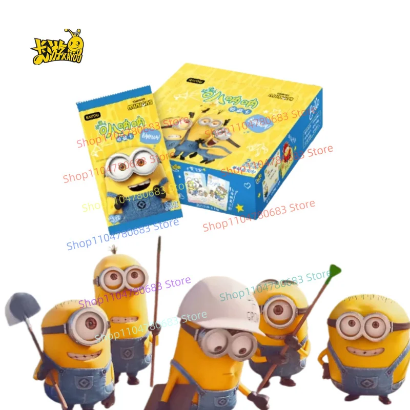 KAYOU Genuine New Minion Series Banana Collection Card Cute Master Pack First Issue Card Animation Toy Holiday Gift
KAYOU Genuine New Minion Series Banana Collection Card Cute Master Pack First Issue Card Animation Toy Holiday Gift