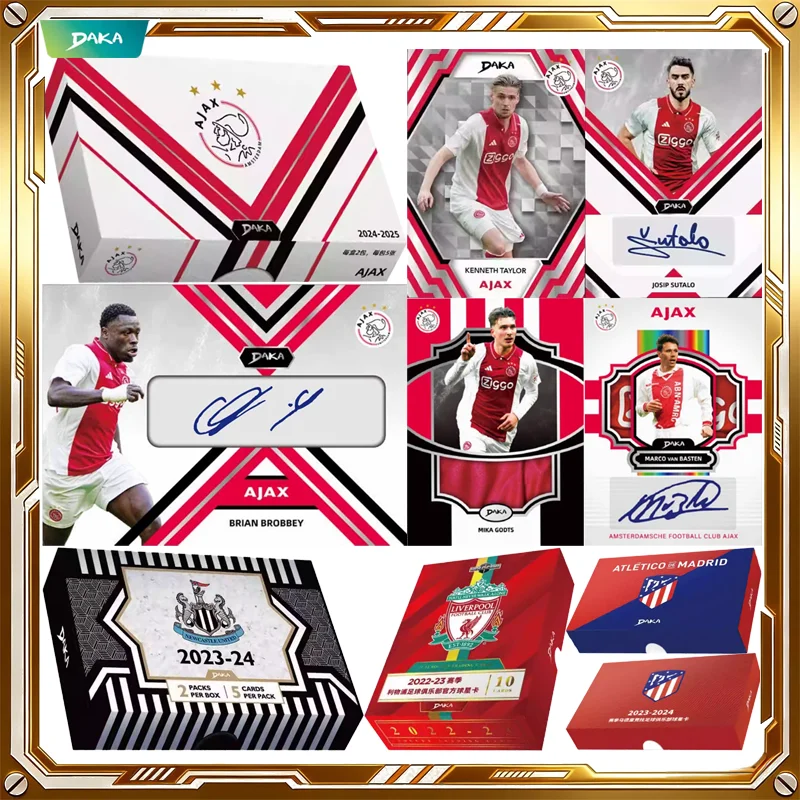 Набор коллекционных карточек DAKA AFC Ajax 2024-25: Загадочная коробка с футбольными и аниме-карточками для игр, подарки на день рождения и праздники для мальчиков и девочек
Набор коллекционных карточек DAKA AFC Ajax 2024-25: Загадочная коробка с футбольными и аниме-карточками для игр, подарки на день рождения и праздники для мальчиков и девочек